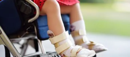 image of girl in wheelchair with cp