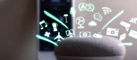Image of voice command tech