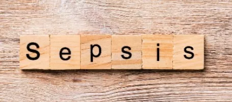 Image of the word sepsis