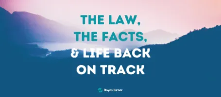 the law, the facts, and life back on track podcast cover