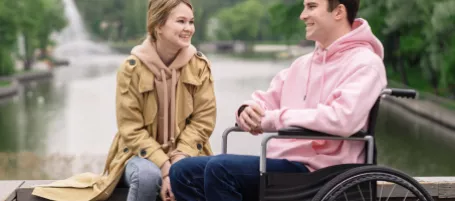 two people on a date