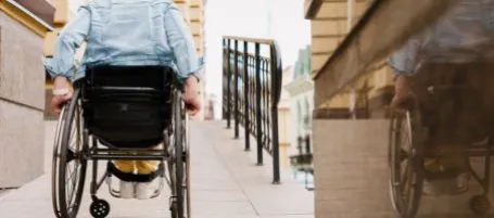 Wheel-chair-lady-outside