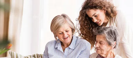 three women together